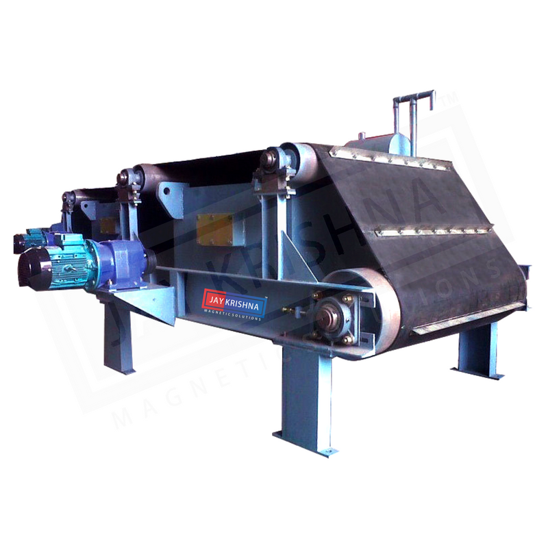 Electro-magnetic separator - IDEMAG - overband / for solids / for