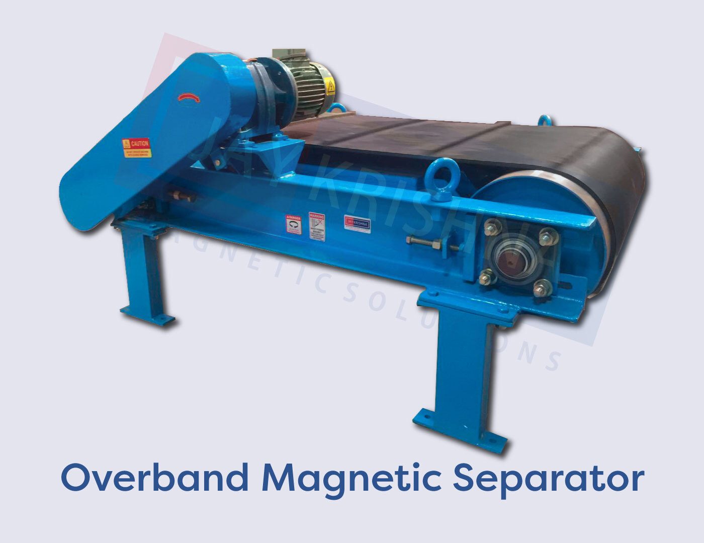 Overband magnetic separator - 28 series - BAKKER MAGNETICS - particle / for  the recycling industry / suspended